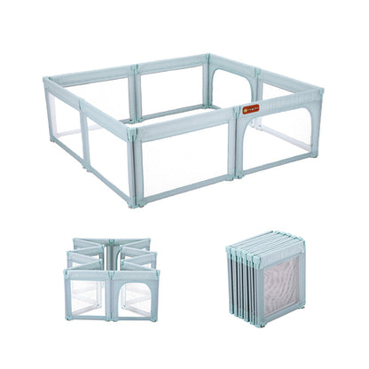 Parc pour bébé modulaire et réglable avec panneaux à verrouillage angulaire