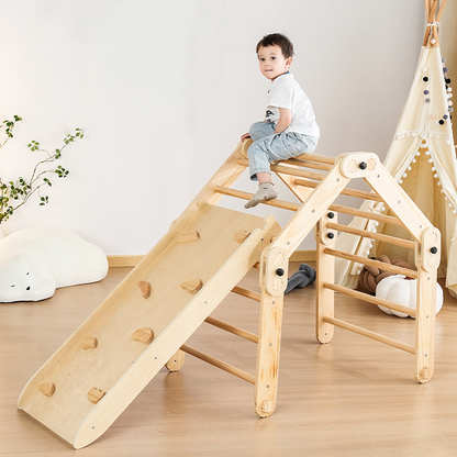 Structure d'escalade en bois pour bébé