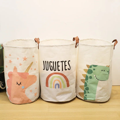 Panier de rangement pliable pour affaires de bébé