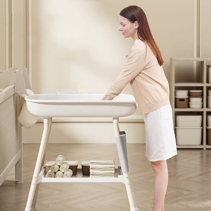 Table à langer et baignoire pour bébé 2 en 1
