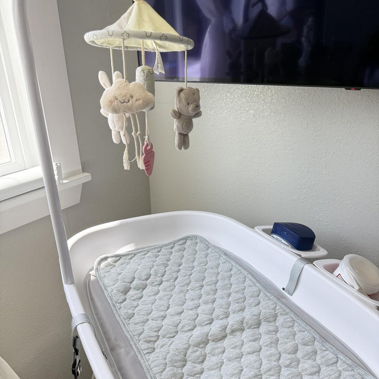 Table à langer et baignoire pour bébé 2 en 1