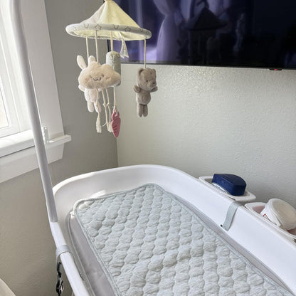 Table à langer et baignoire pour bébé 2 en 1