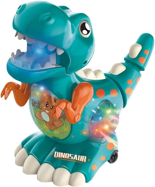 Dinosaure marcheur musical avec lumières LED, vue 5