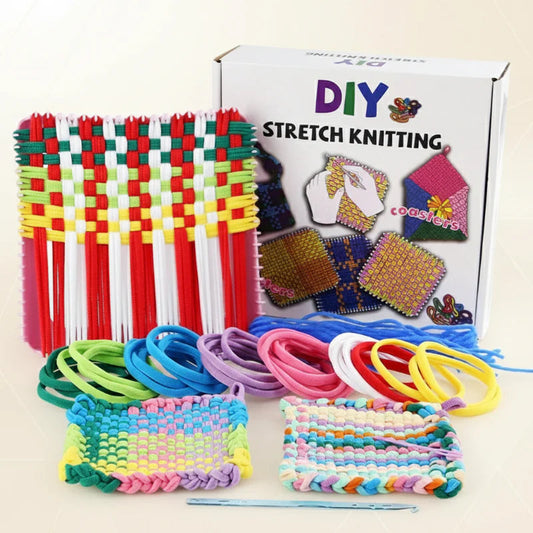 Kit de tissage DIY pour enfants – Kit créatif de tissage pour enfants, jouet d'éveil précoce