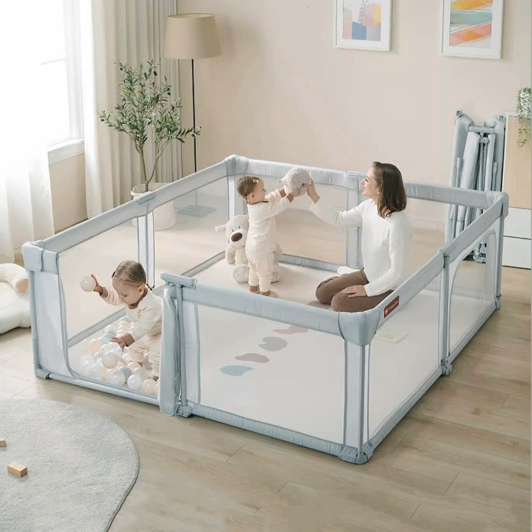 Parc pour bébé portable à installation instantanée et jardin de jeu