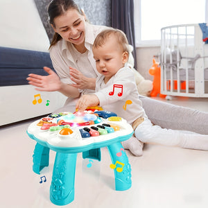 Table d’activités musicale interactive avec lumières et sons