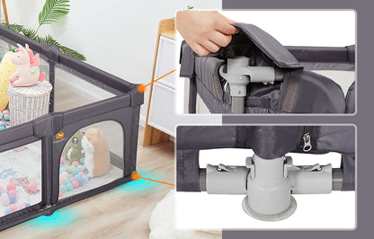 Parc pour bébé pliable et jardin portable