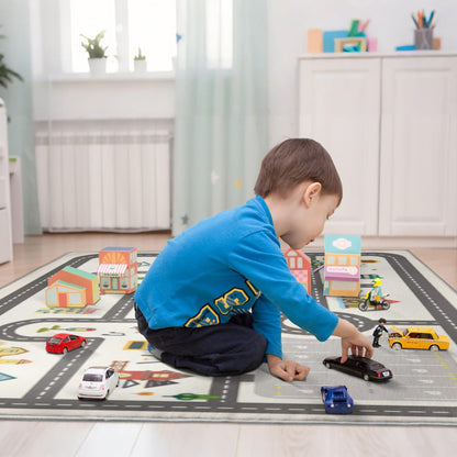 Tapis de jeu parking antidérapant pour enfants
