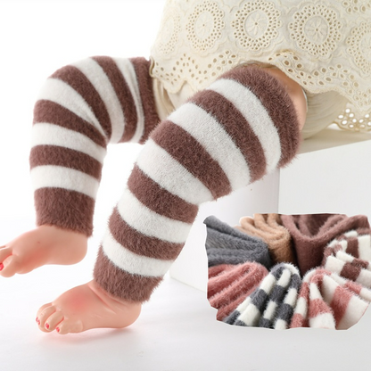 Jambières Polaires pour Bébé – Guêtres Tricotées Douces pour Bébés et Tout-Petits