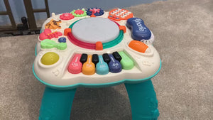 Table d’activités musicale interactive avec lumières et sons