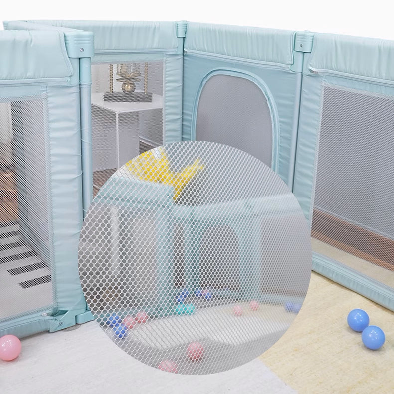 Parc pour bébé modulaire et réglable avec panneaux à verrouillage angulaire