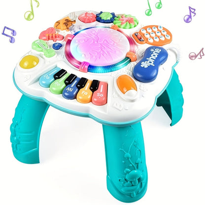 Table d’activités musicale interactive avec lumières et sons
