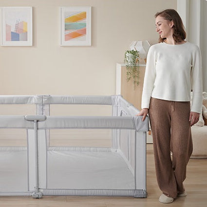 Parc pour bébé portable à installation instantanée et jardin de jeu