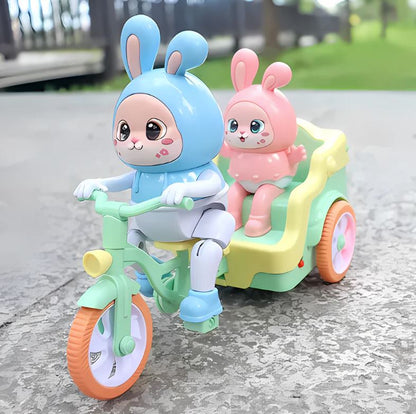 Tricycle électrique pour enfants avec musique et lumières – Vélo-jouet à enfourcher pour les tout-petits