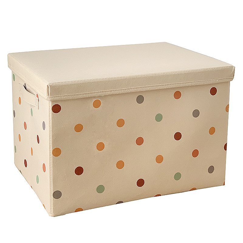 Lot de 6 boîtes de rangement pliables avec couvercle empilable