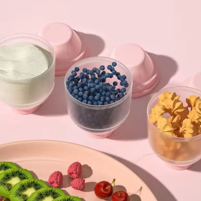 Doseur de Lait en Poudre Bébé Portable pour Snacks et Purée