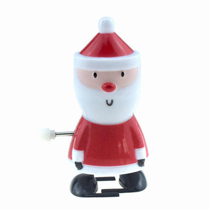 Figurine de Noël à Remonter – Père Noël, Bonhomme de Neige & Renne qui Dansent