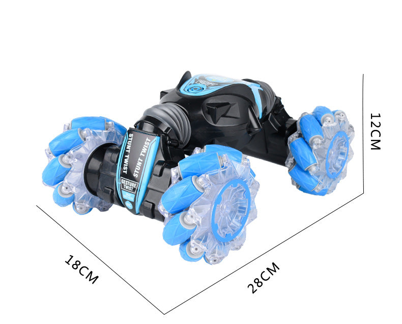 Voiture de cascade 2-en-1 télécommandée – Jouet RC avec télécommande pour enfants