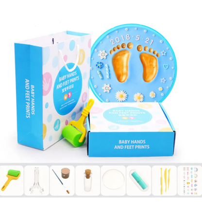 Kit Empreinte Main et Pied Bébé en Argile Souvenir DIY