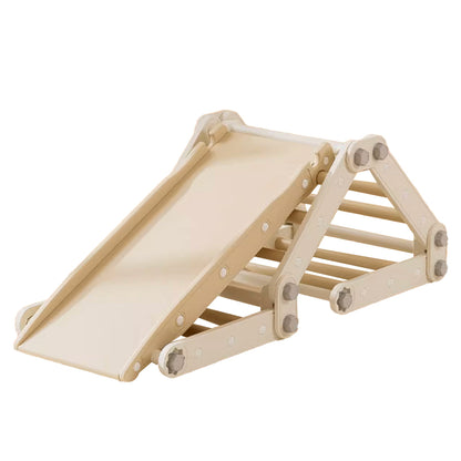 Structure d’escalade modulable et pliable avec table et tableau
