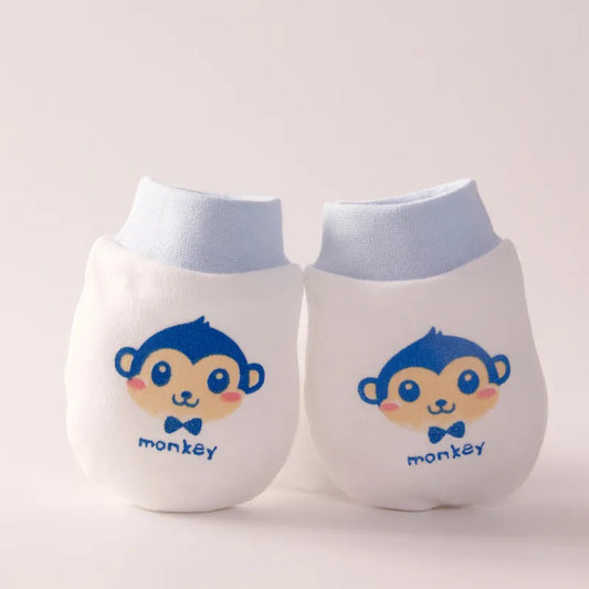 Moufles Anti-Griffures en Coton pour Bébé – Gants Doux et Respirants pour Nouveau-Nés