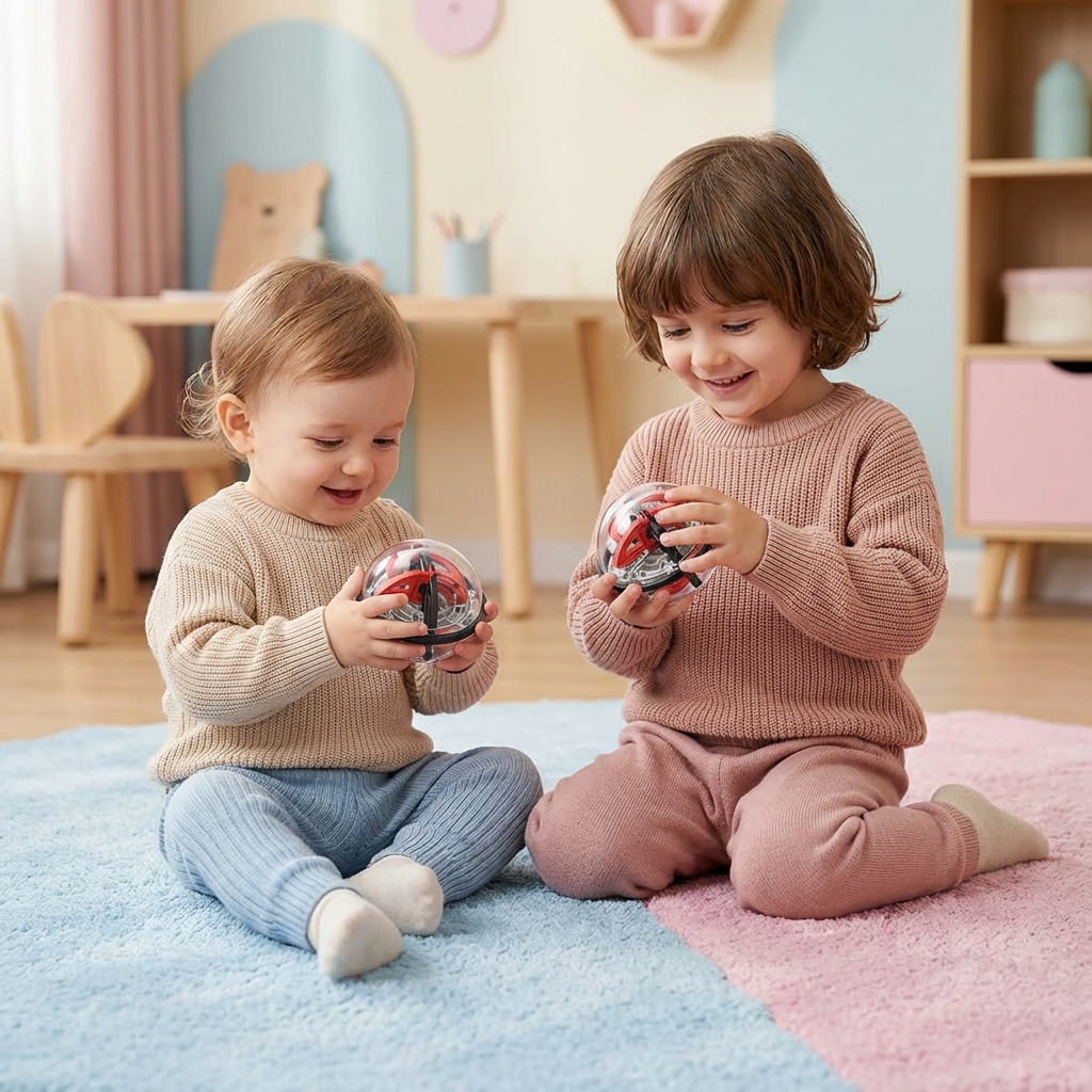 Puzzle Labyrinthe à Bille 3D – Jeu de Logique et d’Adresse pour Enfants
