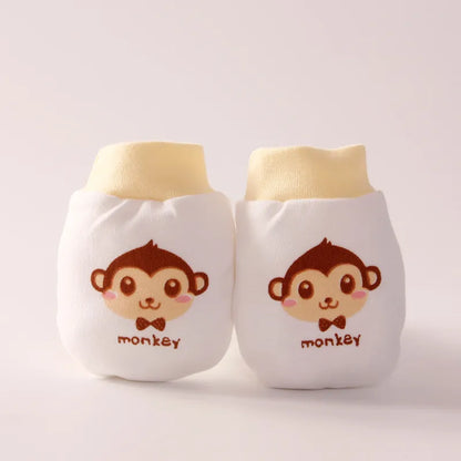Moufles Anti-Griffures en Coton pour Bébé – Gants Doux et Respirants pour Nouveau-Nés