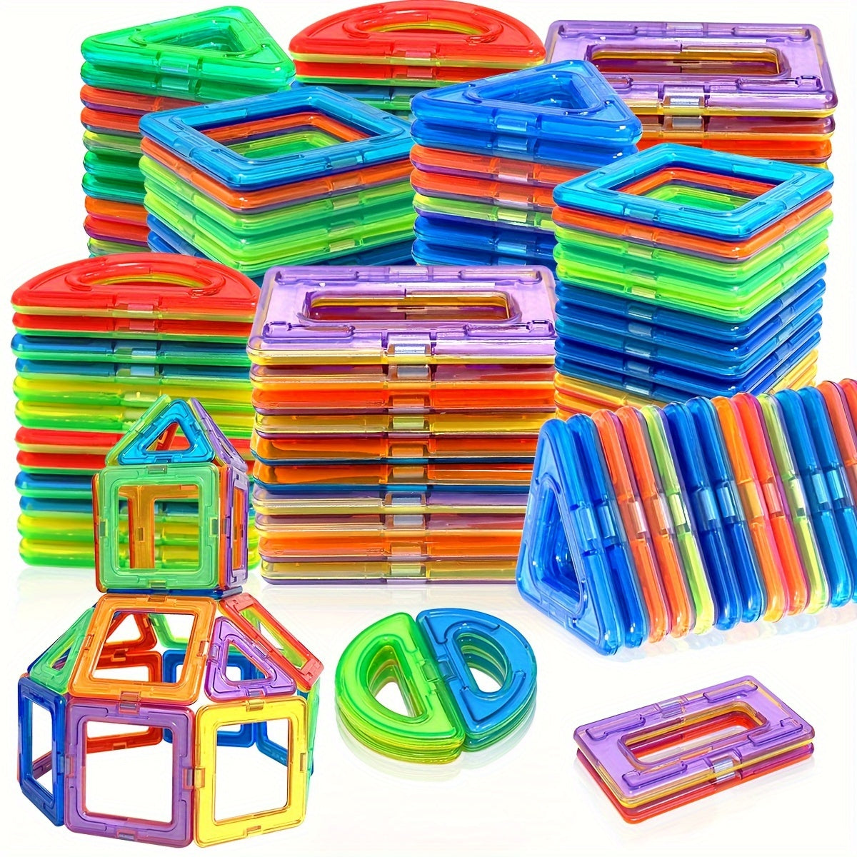 Blocs de Construction Magnétiques MagnaCraft Elite – Jeu STEM Créatif pour Enfants dès 3 ans