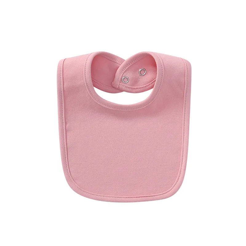 Lot de Bavoirs Bébé en Coton Doux Absorbants à Pressions