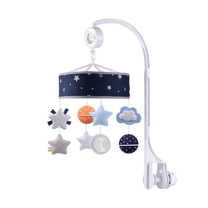Mobile Musical Bébé pour Lit avec Étoiles et Boîte à Musique