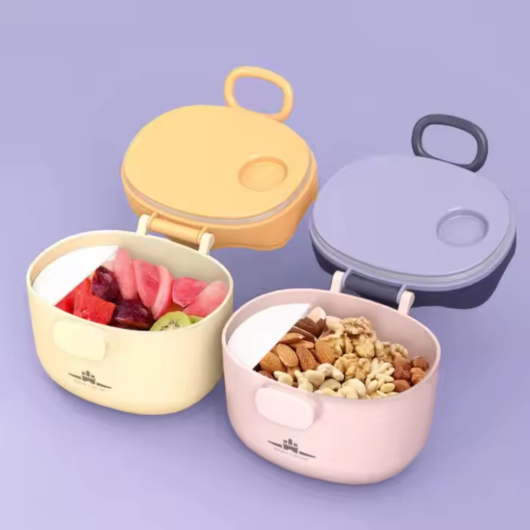 Boîte Doseuse de Lait en Poudre Bébé avec Compartiments