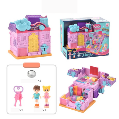 Mini Maison Magique à Explorer pour Enfants – Pièces Secrètes et Surprises