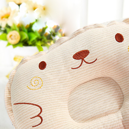 Oreiller Orthopédique Bébé Anti Tête Plate avec Cavité