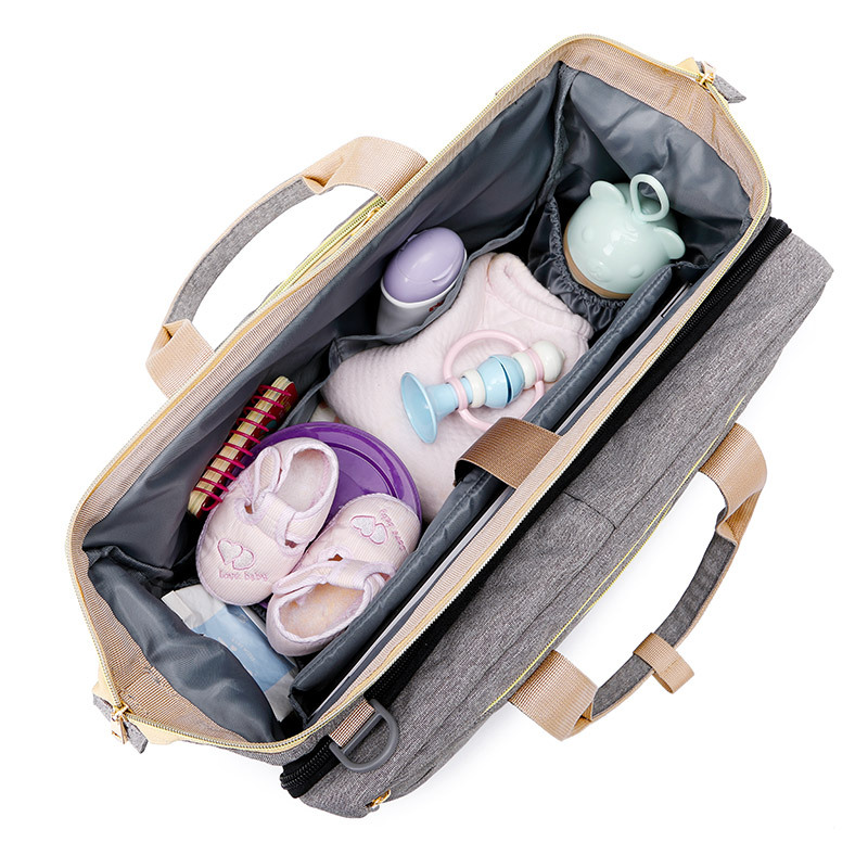 Sac à Langer 3-en-1 avec Lit Bébé – Sac Multifonction pour Voyage