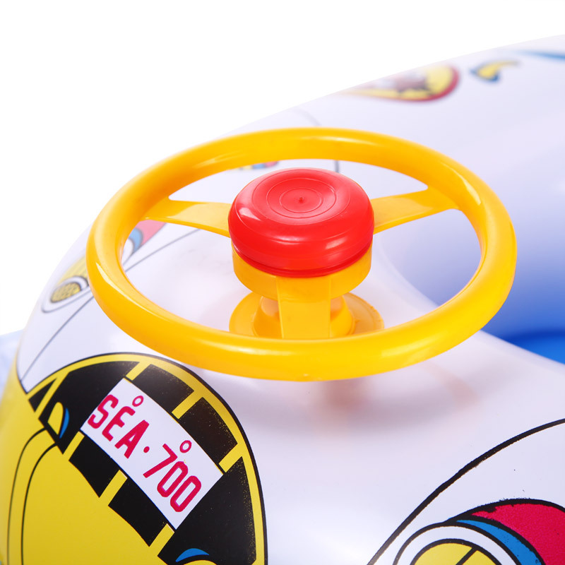 Bouée Gonflable Bébé avec Volant – Siège de Natation Sécurisé pour Piscine & Plage