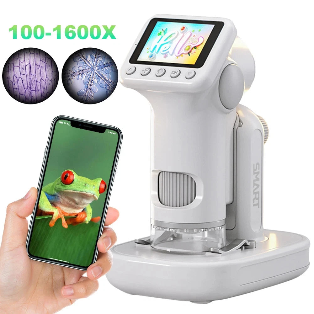 Mini-microscope numérique portable et démontable pour enfants