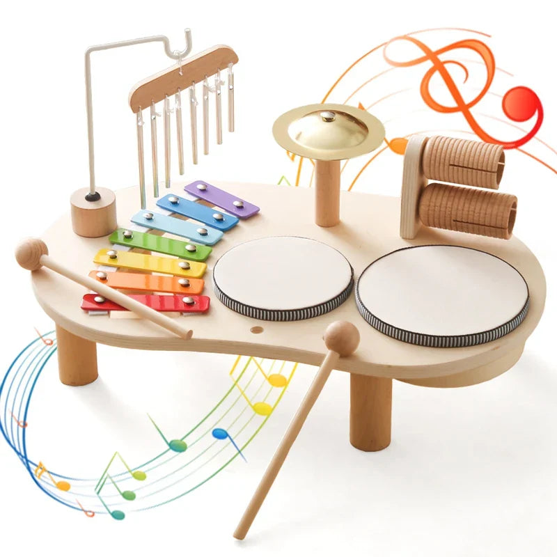 Ensemble musical pour bébé – Instruments d'éveil Montessori pour les tout-petits