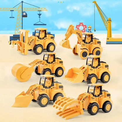 Ensemble de camions de construction – Kit de construction STEM, jouet éducatif pour enfants