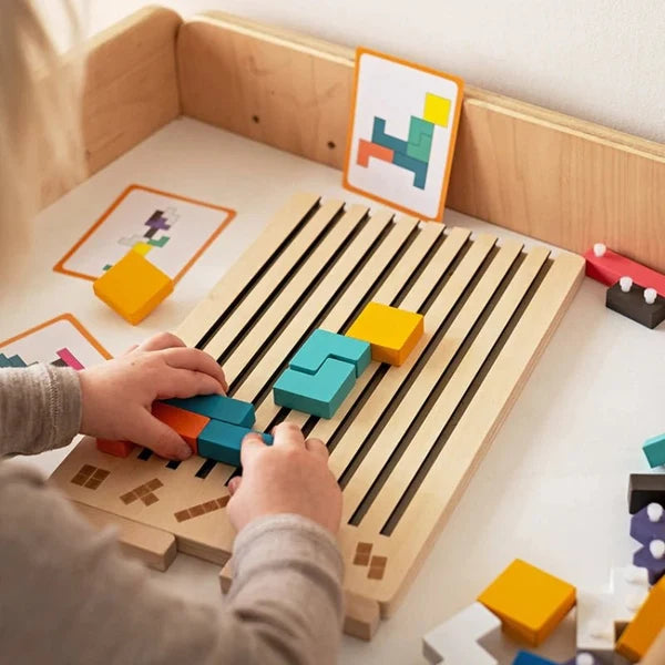 Tetris Montessori en bois