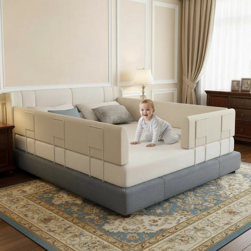 Barrière de lit de sécurité réglable pour enfants et tout-petits