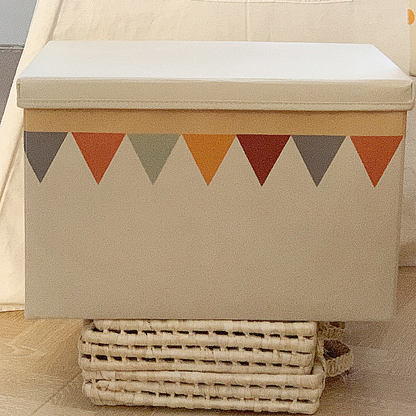 Lot de 6 boîtes de rangement pliables avec couvercle empilable