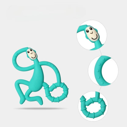 Anneau de Dentition Singe en Silicone pour Bébé – Jouet de Dentition pour Bébés et Tout-Petits