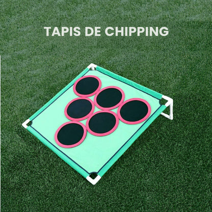Tapis de golf pour s'entraîner dans son jardin – Accessoire d'entraînement portable pour l'intérieur et l'extérieur