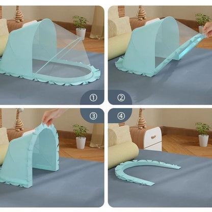 Moustiquaire de Lit Bébé avec Tente de Protection Anti-Moustiques