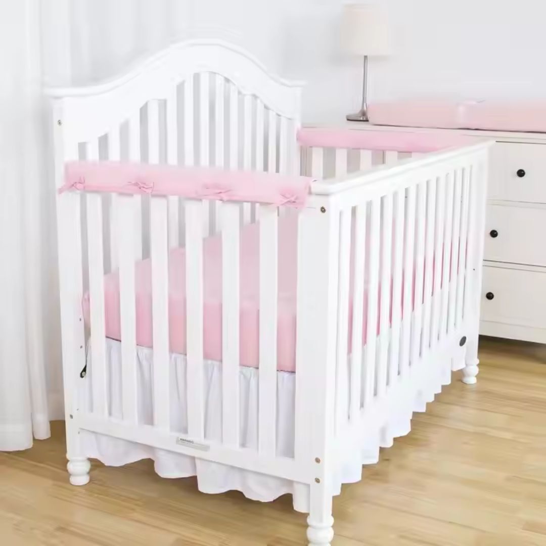 Tour de Lit en Coton pour Bébé – Protection Rembourrée pour Lit de Bébé