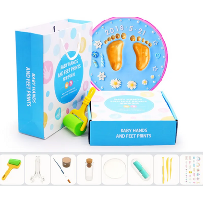 Kit Empreinte Main et Pied Bébé en Argile Souvenir DIY