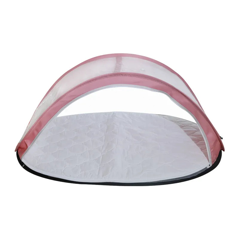 Lit de Voyage Bébé Pliable avec Moustiquaire – Protection UV & Insectes, Léger et Compact