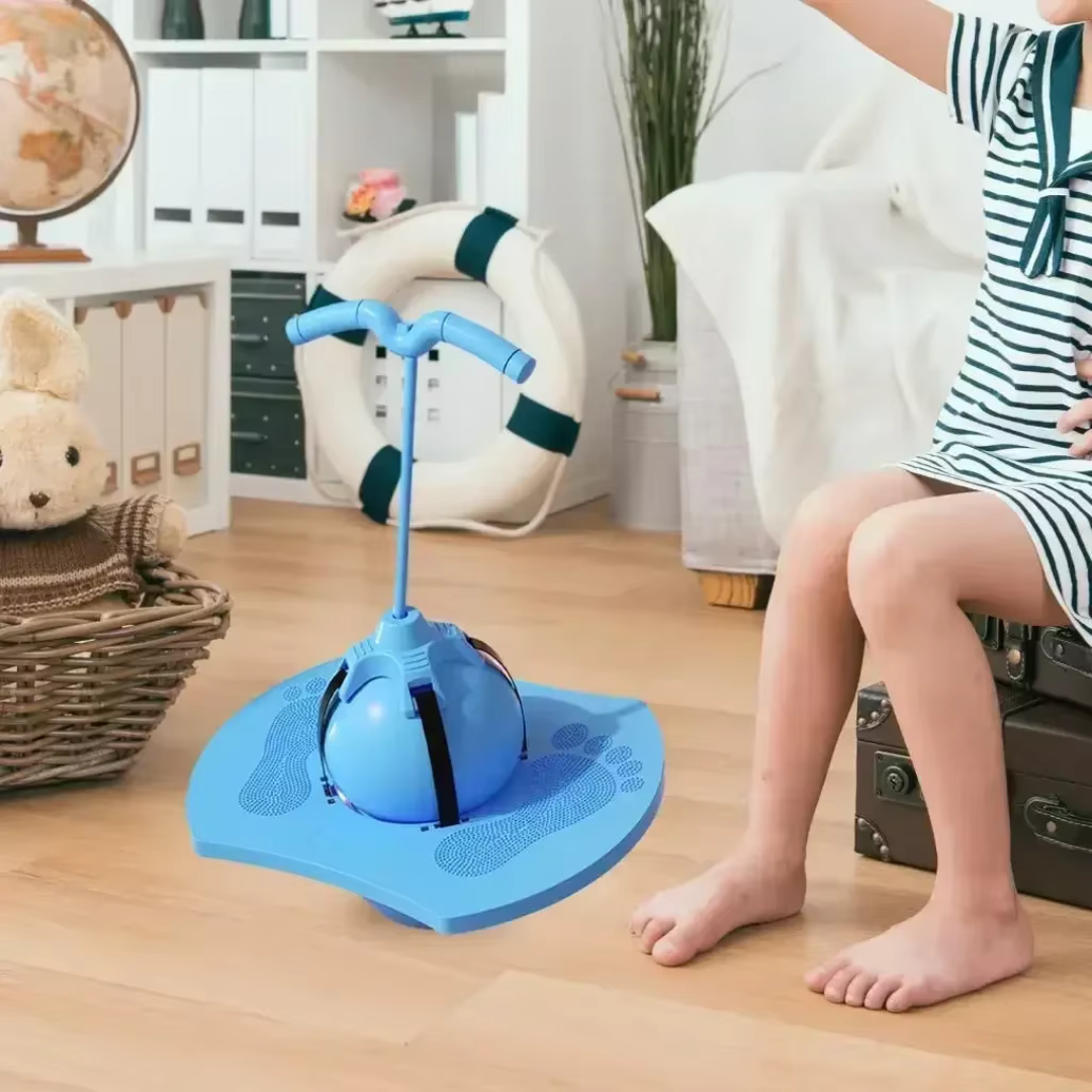 Ballon Sauteur Gonflable avec Poignées pour Enfants – Jusqu'à 100 kg