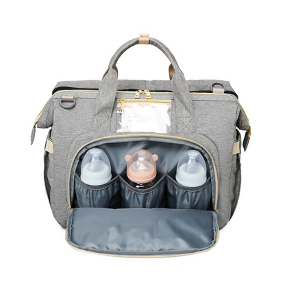 Sac à Langer 3-en-1 avec Lit Bébé – Sac Multifonction pour Voyage