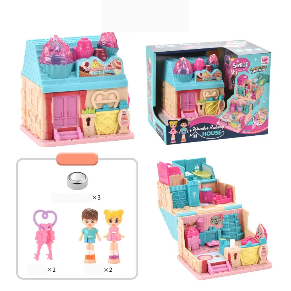 Mini Maison Magique à Explorer pour Enfants – Pièces Secrètes et Surprises
